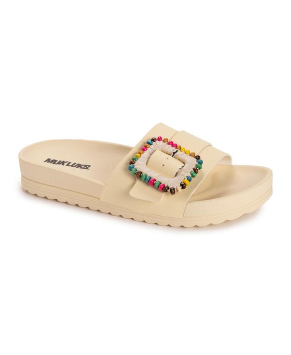 ムクルクス レディース シューズ サンダル MUK LUKS Women\u0027s Grand Colette Sandal Vanilla custard