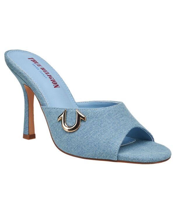 トゥルーレリジョン レディース シューズ サンダル ヒール True Religion Womensophia Heel Blue ブルー｜ReVida 店