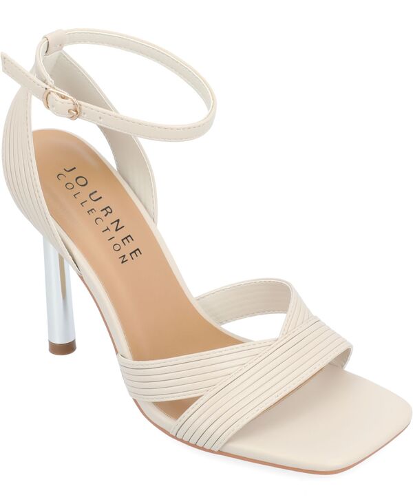 ジュルネ コレクション レディース シューズ サンダル Journee Collection Women's Annett Stiletto Dressandalsand サンド|ReVida 店