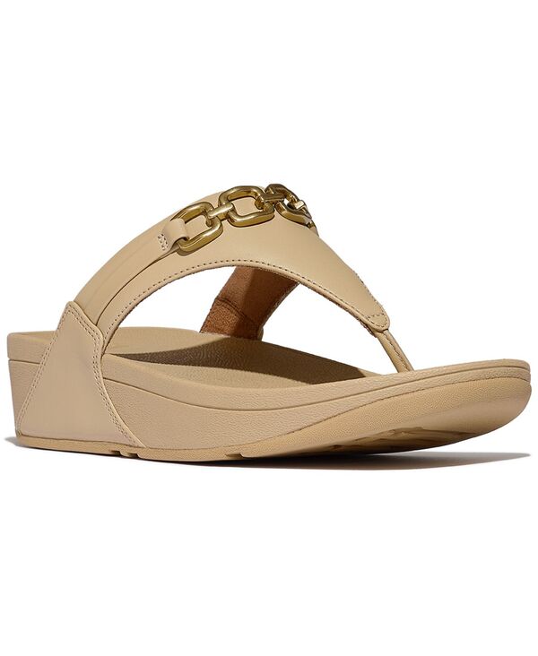 填まるフロップ レディース シューズ サンダル FitFlop Women\u0027s Lulu Square-Chain Wedge Sandals Cappuccino