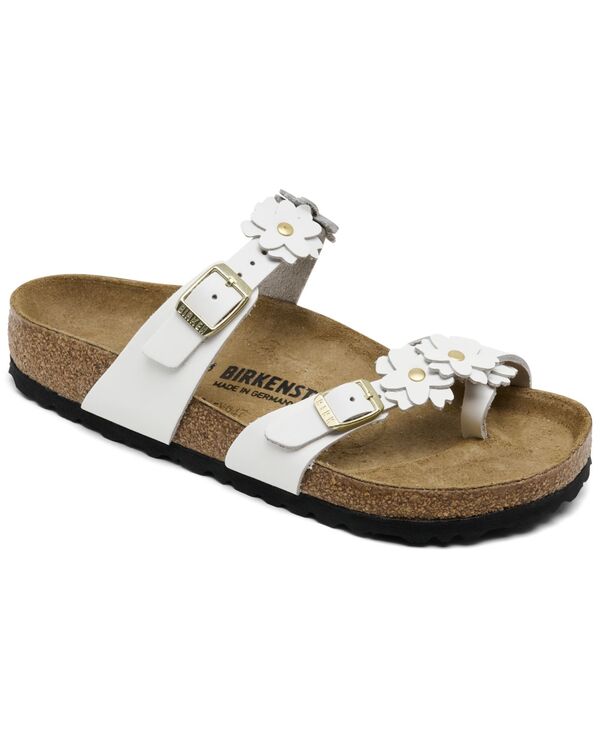 ビルケンシュトック レディース シューズ スニーカー サンダル Birkenstock Women\u0027s Mayari Flowersandals from Finish Line White 白いこと