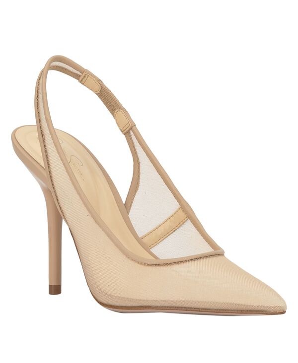 ジェシカシンプソン レディース シューズ パンプス メッシュ Jessica Simpson Women\u0027s Liliere Mesh Pointed-Toe Slingback Pumpsand Mesh 砂子