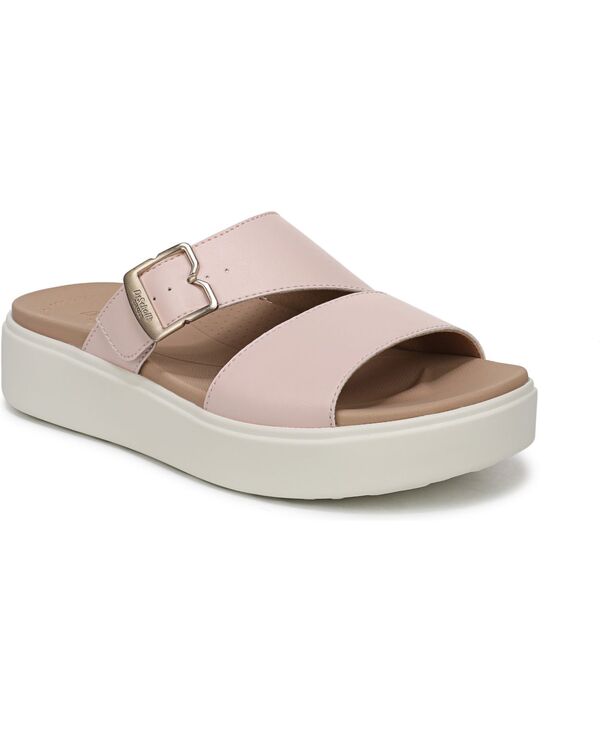 ドクター・ショール レディース シューズ サンダル Dr. Scholl's Women's Madison Cloud Slide Sandals Blush Pink Faux Leather ピンク｜ReVida 店