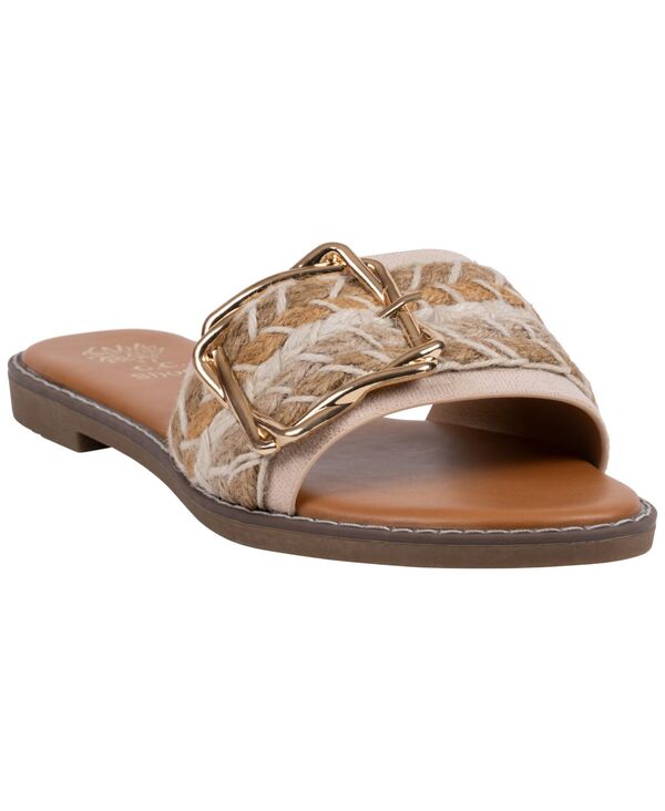 ジーシーシューズ レディース サンダル GC Shoes Women\u0027s Devon Grommetoe Loop Flat Sandals Nude