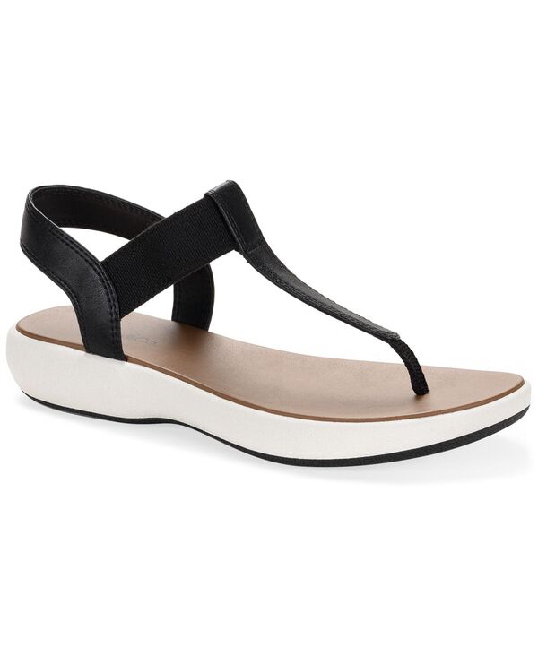 スタイルアンドコー レディース シューズ サンダル Style \u0026 Co Women\u0027s Harperr Elastic Round Toe Flat Sandals Black Beauty 黒いこと