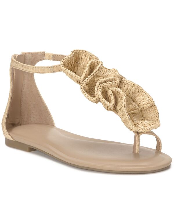 眼球.エヌ.シー 国際的 概念構成 レディース シューズ サンダル I.N.C. International Concepts Women\u0027s Halica Flat Sandals Natural