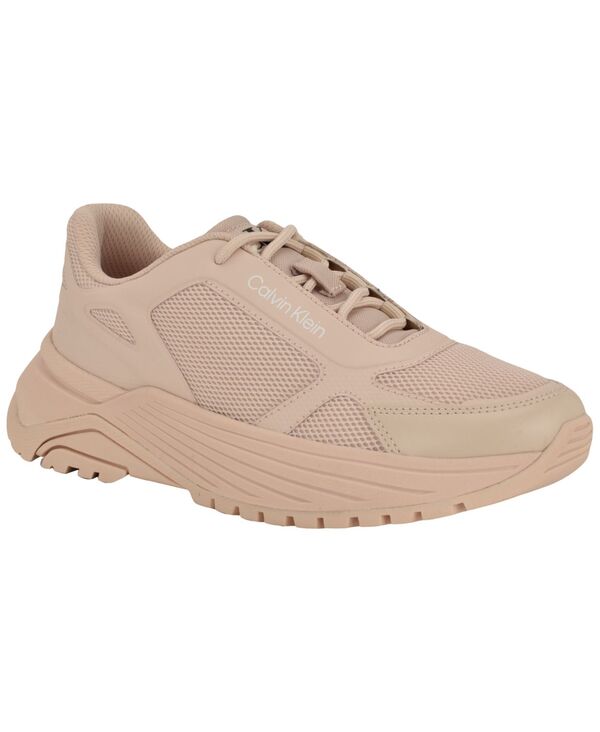 カルバンクライン レディース シューズ スニーカー レース Calvin Klein Women's Amyra Lace-Up Sneakers Light Pink ピンク｜ReVida 店