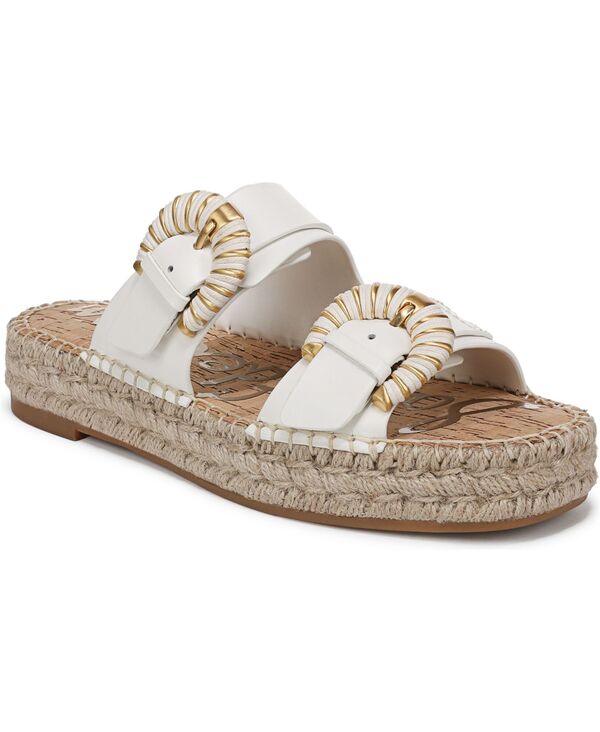 サムエデルマン レディース シューズ スリッポン・ローファー サンダル Sam Edelman Women\u0027s Tabbey Slip-On Sandals Bright White 白いこと