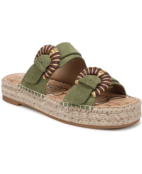 サムエデルマン レディース シューズ スリッポン・ローファー サンダル Sam Edelman Women\u0027s Tabbey Slip-On Sandalsummer Olive オリーブ