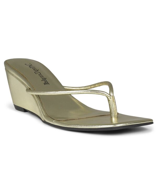 ジェフリー キャンベル レディース シューズ サンダル Jeffrey Campbell Jeffery Campbell Women\u0027simplicity Thong Wedge Sandals Gold Metallic ゴールド