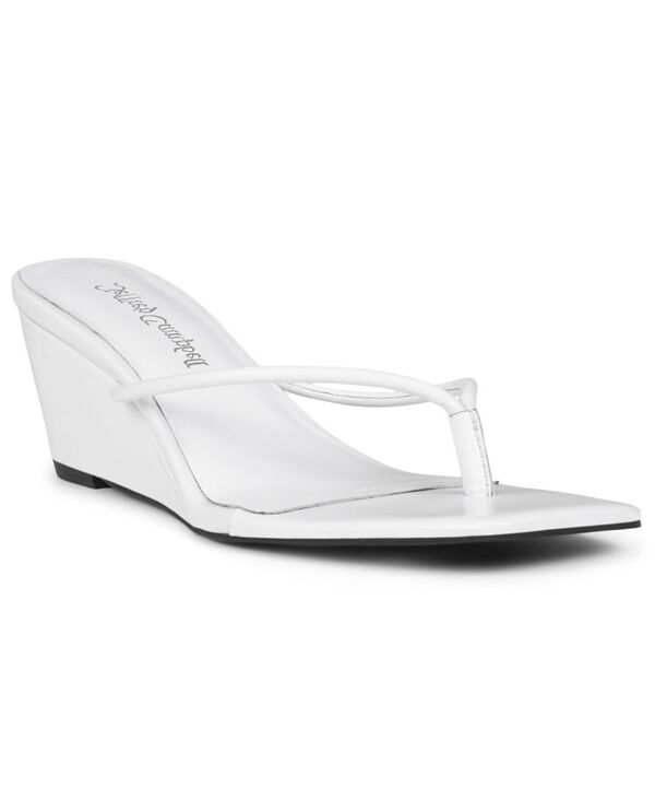 ジェフリー キャンベル レディース シューズ サンダル Jeffrey Campbell Jeffery Campbell Women\u0027simplicity Thong Wedge Sandals White 白いこと