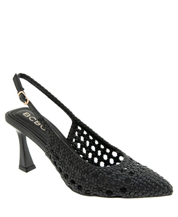 ビーシビージー レディース シューズ パンプス BCBG Women\u0027s Issa Woven Pump Black 黒いこと