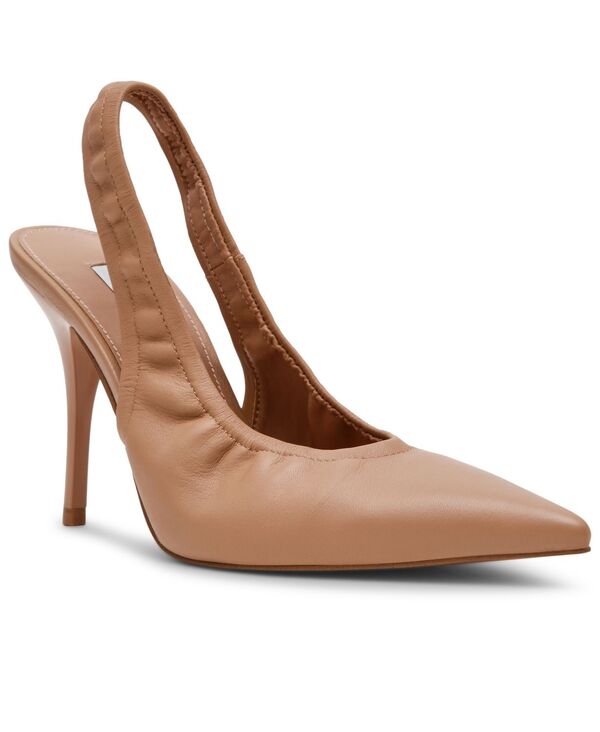 スティーブ マデン レディース シューズ パンプス Steve Madden Women\u0027s Andromeda-Scrunched Slingback Pumps Tan タン