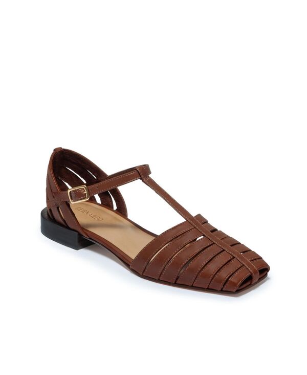 ベルナード レディース シューズ パンプス Bernardo Footwear Women\u0027s Brighton Fisherman Flat Mahogany