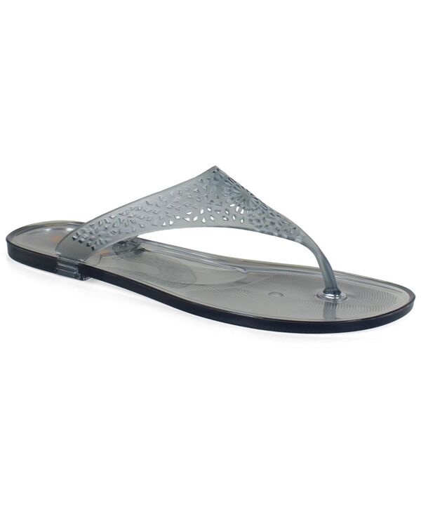 ケンジー レディース シューズ サンダル Kensie Women\u0027s Balia Flat Sandal Smoke 人煙