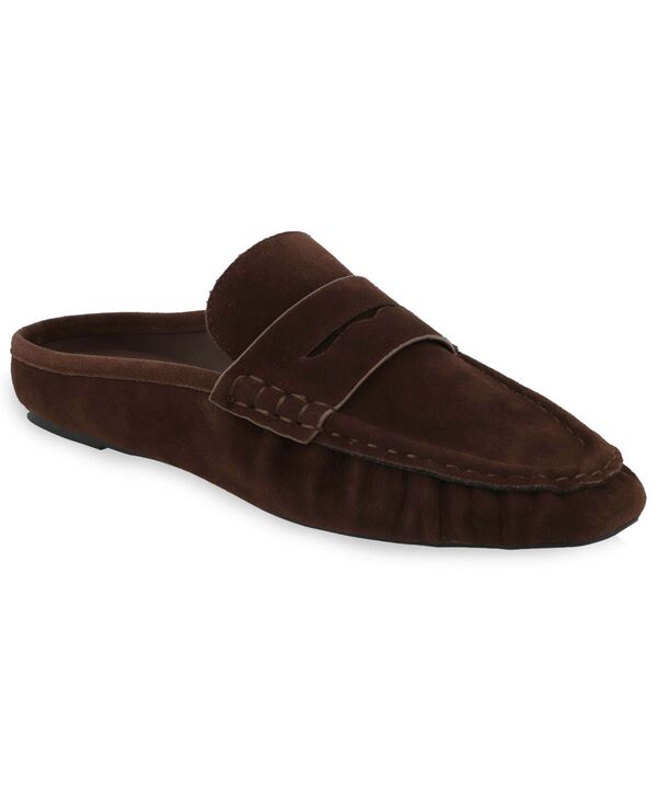 ミア レディース シューズ パンプス 置き目毛皮 MIA Women\u0027s Bridgetta Penny Loafer Flat Mulespresso