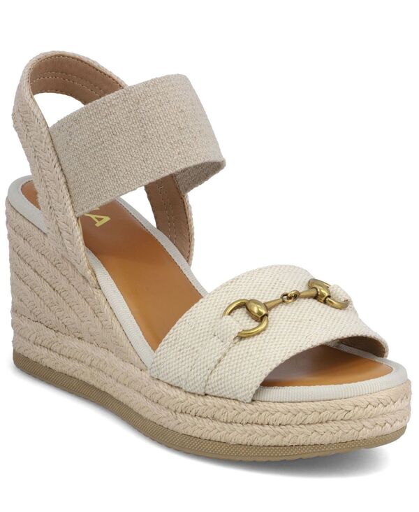 ミア レディース シューズ サンダル MIA Women\u0027s Barossa Horsebit Espadrille Wedge Sandals Natural