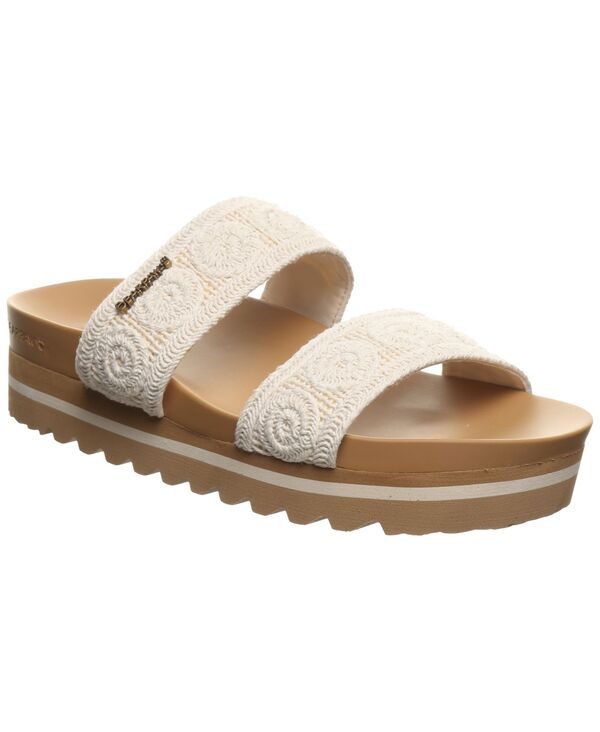 ベアパウ レディース シューズ スリッポン・ローファー サンダル BEARPAWomen\u0027s Mandy Slip-On Sandals Cream 皮膚軟化剤