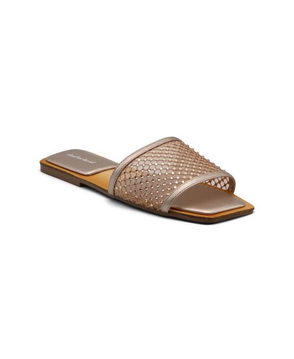 プリンスチャールズ島・デイビッド レディース シューズ サンダル Charles David Women\u0027s Orbital Sandal Flat Gold ゴールド