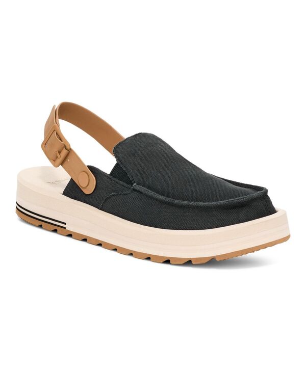 サヌーク レディース シューズ パンプス Sanuk Women\u0027s Donna Mesa Mules Black 黒いこと