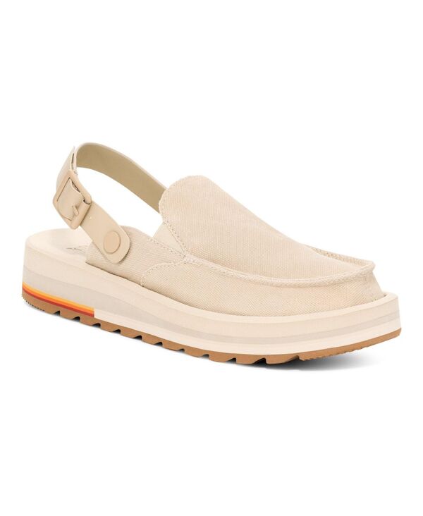 サヌーク レディース シューズ パンプス Sanuk Women\u0027s Donna Mesa Mules Brown rice 赤銅色