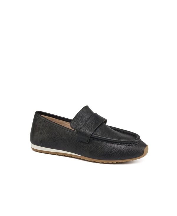 ジェースライズ レディース シューズ パンプス なめし革 置き目毛皮 JSlides women Palmer Leather Loafer Black 黒いこと