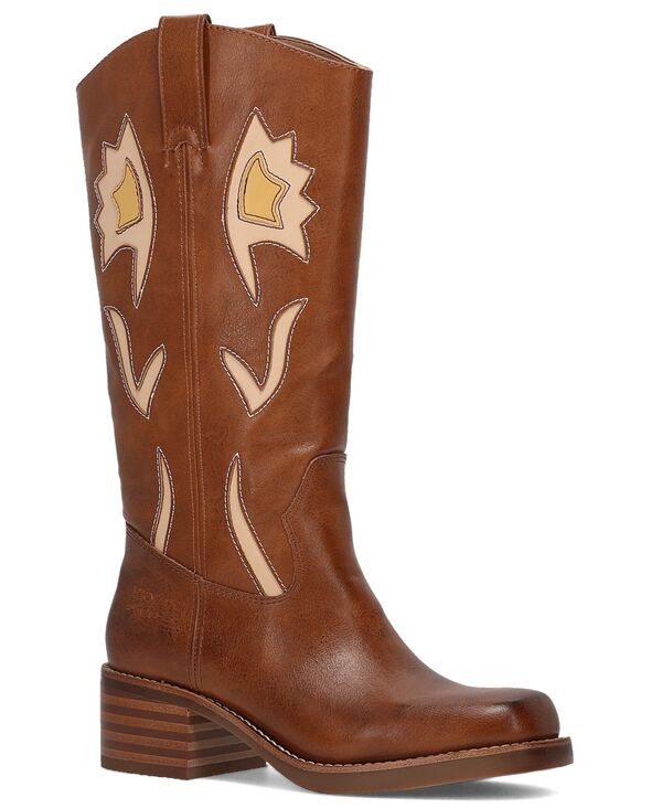 飛球 レディース シューズ ブーツ・レインブーツ 踵 Frye and Co. Women\u0027s Miranda Flower Stacked Heel Bootsaddle