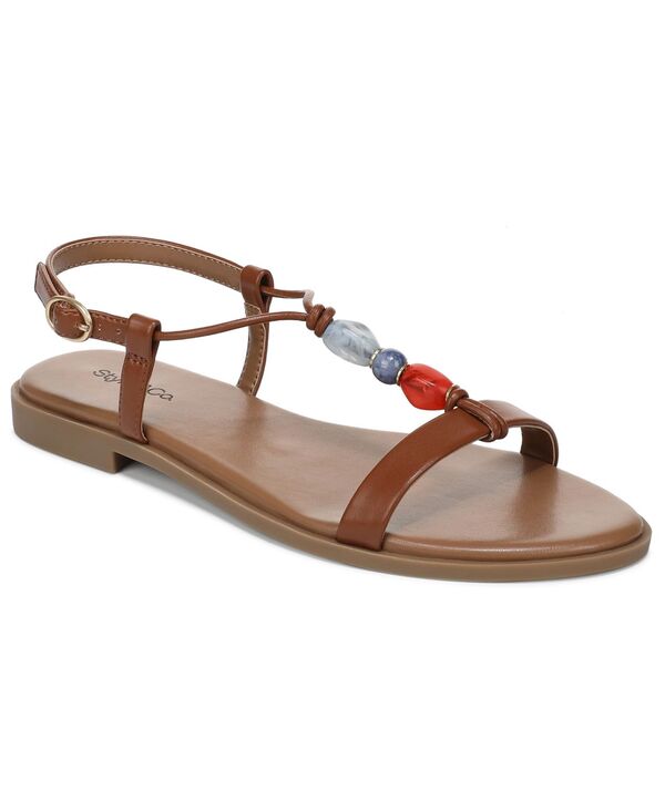 スタイルアンドコー レディース シューズ サンダル Style \u0026 Co Women\u0027s Lylahh Stone Flat Sandals Acorn Brown 赤銅色