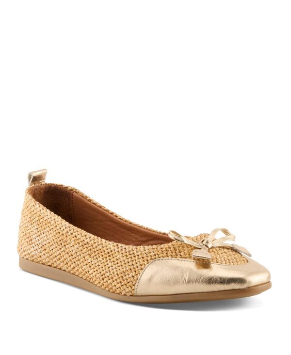 アズーラ レディース シューズ パンプス Azura Embody Women s Ballet Flat with Flexible Fit and Soft Cushioned Comfort Gold multi ゴールド