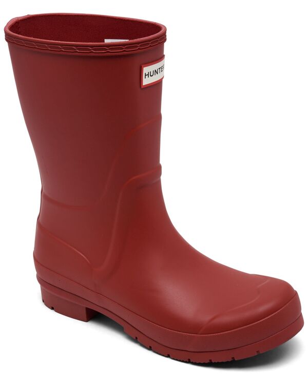 山立ち レディース シューズ スニーカー トール ブーツ Hunter Women\u0027s Liberty Tall Waterproof Rain Boots from Finish Line Medium Red 赤いこと