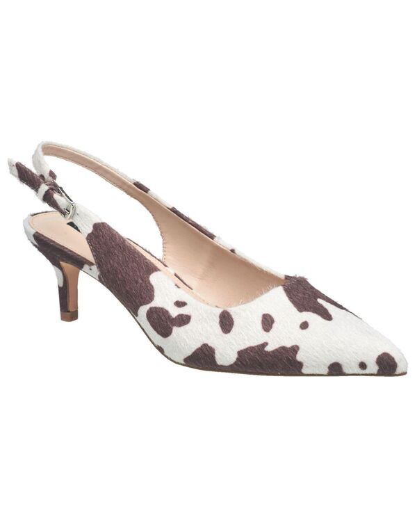 フレンチコネクション レディース シューズ パンプス 刷り上げる 踵 French Connection Womens Quinn Cowprint Heel Brown 赤銅色