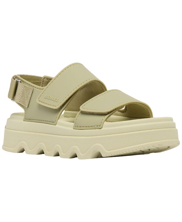 ソレル レディース シューズ サンダル アンクル Sorel Women\u0027s Kinetic Sunchase Ankle-Strap Sandals Dusty Twill/Light Aloe