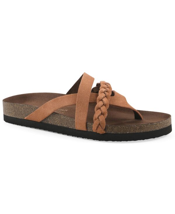 白いこと御山 レディース シューズ サンダル White Mountain Women\u0027s Halogen Footbed Sandal Peach 桃
