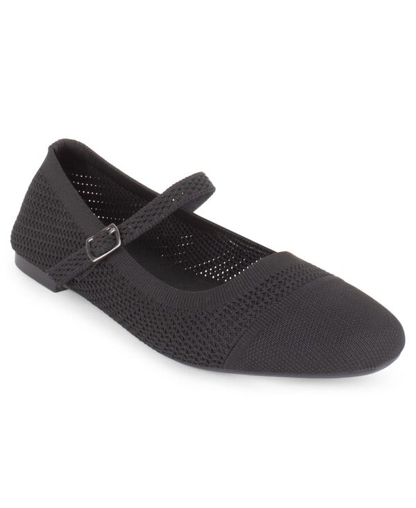 タハリ レディース シューズ パンプス Tahari Women\u0027s Dubai Mary-Jane Flats Black 黒いこと