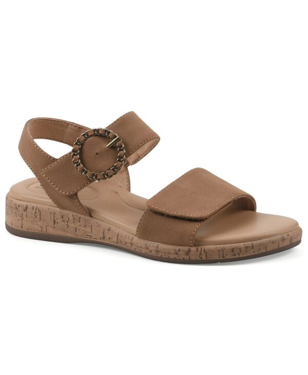 クリフバイホワイトマウンテン レディース シューズ サンダル Cliffs by White Mountain Women\u0027s Bonique Flat Sandals Tanubuck タン