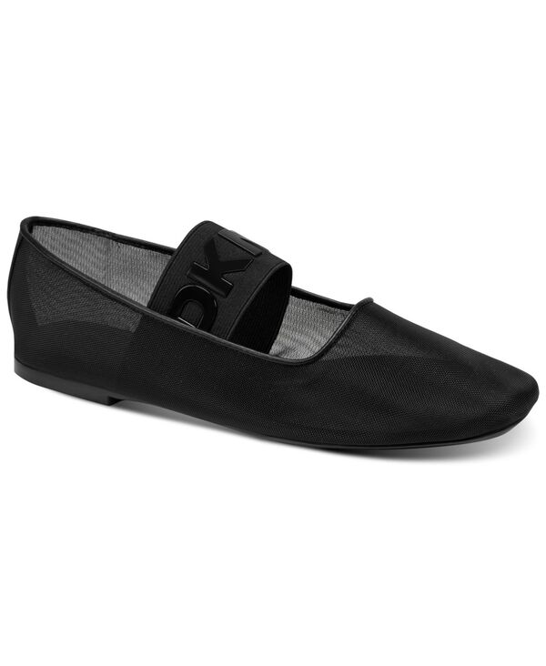 ダナ キャラン ニューヨーク州 レディース シューズ パンプス メッシュ DKNY Women\u0027s Dace Mesh Mary Jane Ballet Flats Black 黒いこと