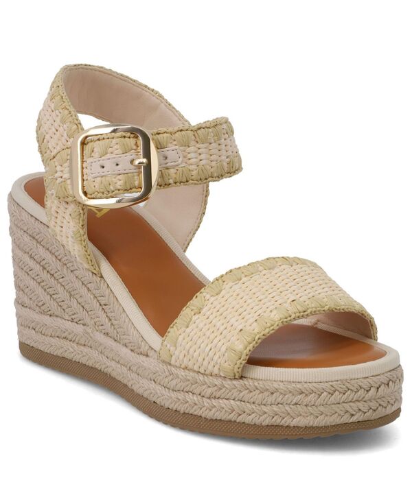 ミア レディース シューズ サンダル MIA Women\u0027s Beverlee Raffia Espadrille Wedge Sandals Bone