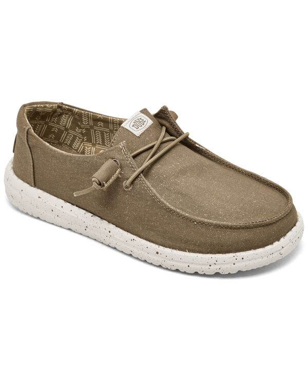 ヘイデュード レディース シューズ スニーカー Hey Dude Women's Wendy Stretch Canvas Moccasin from Finish Line Taupe トープ｜ReVida 店