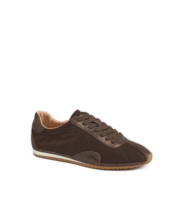 ジェースライズ レディース シューズ スニーカー ナイロン JSlides Women\u0027s Preppy Nylon Sneaker Dark Brown 赤銅色