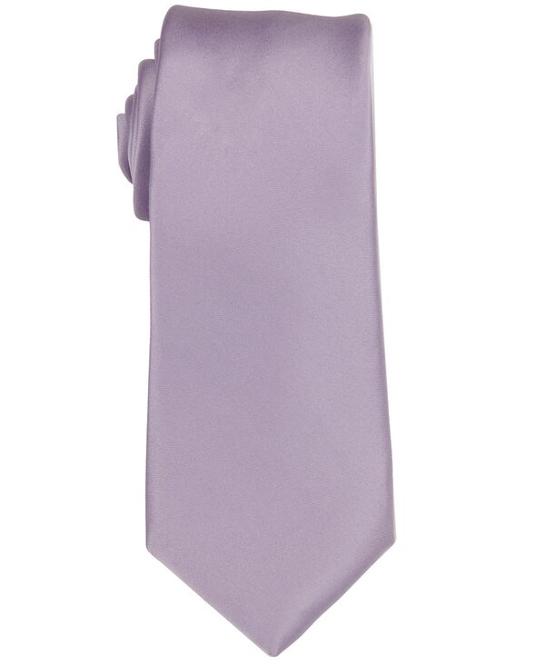 コンストラクト メンズ アクセサリー ネクタイ サテン ConStruct Men'satin Solid Tie Lavender ラベンダー｜ReVida 店 12,236円