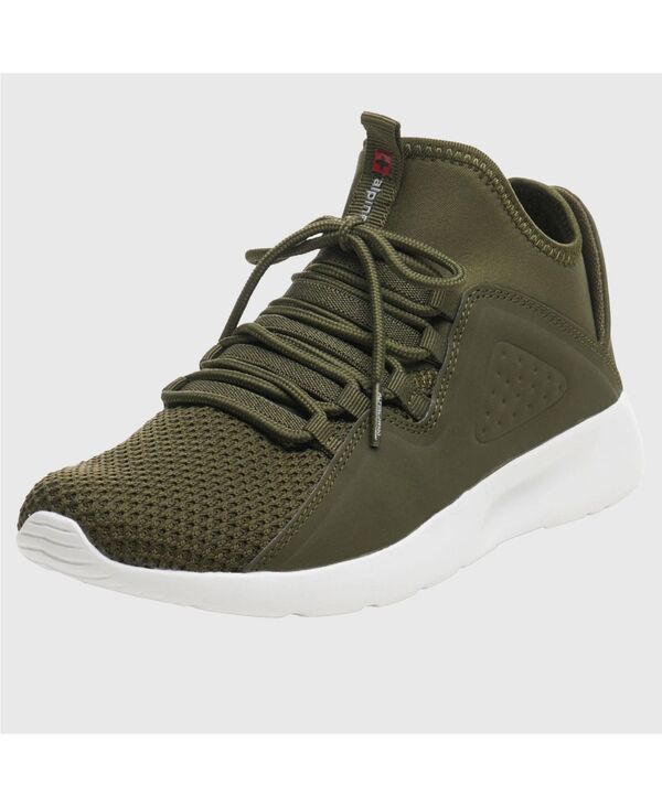 アルパインスイス メンズ シューズ スニーカー ニット Alpine Swiss Men's Fashion Sneakers Lightweight Knitop Elastic Sock Tennishoe Olive オリーブ｜ReVida 店