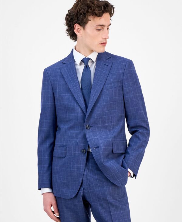 チャールズティリット メンズ アウター ジャケット・ブルゾン Charles Tyrwhitt Men's Classic-Fit Suit Separates Jacket Blue ブルー｜ReVida 店