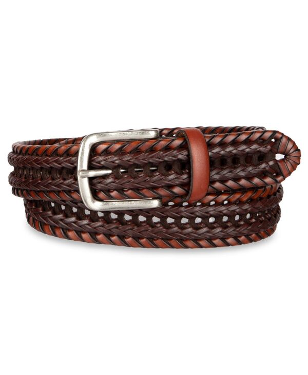 クラブルーム メンズ アクセサリー ベルト レース Club Roomen's Luxury Elevated Laced Braided Beltan タン｜ReVida 店