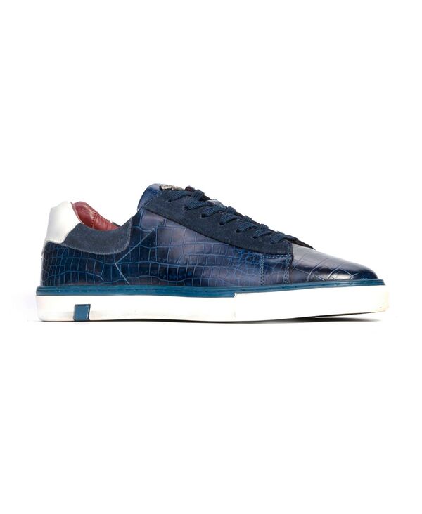 カルロスサンタナ メンズ シューズ スニーカー Carlos by Carlosantana Men's Walkereptile Fashion Sneakers Navy ネイビー|ReVida 店