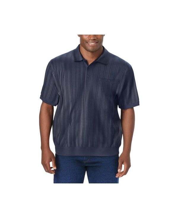 キングサイズ メンズ トップス ポロシャツ トール KingSize Big & Tall No Tuck Polo Shirt Navy ネイビー｜ReVida 店