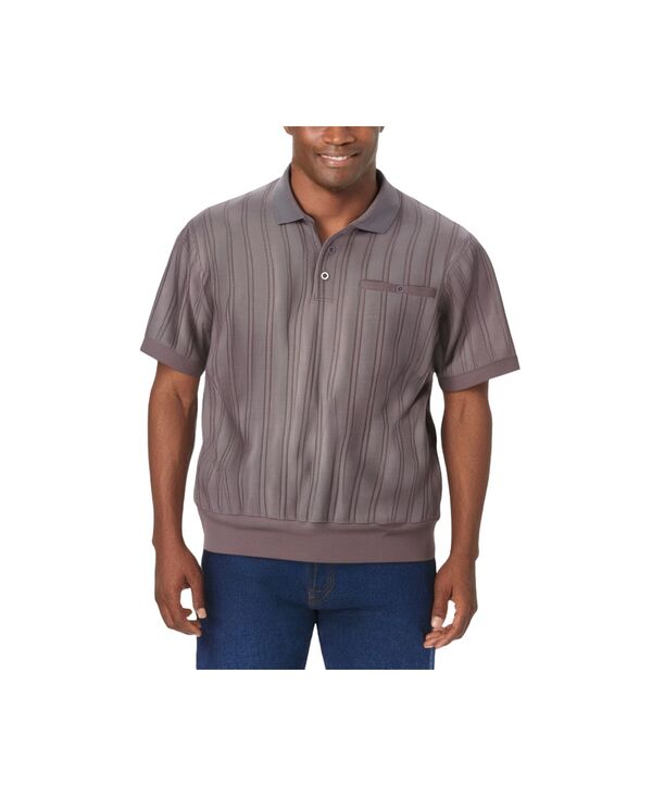 キングサイズ メンズ トップス ポロシャツ トール KingSize Big & Tall No Tuck Polo Shirt Steel｜ReVida 店