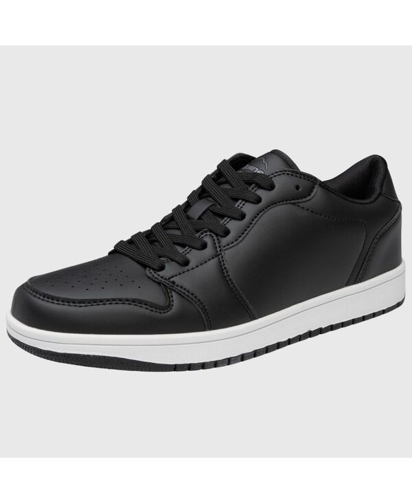 アルパインスイス メンズ シューズ スニーカー Alpine Swiss Men's Nate Fashion Sneakers Casualow Top Comfortable Tennishoes Black ブラック|ReVida 店