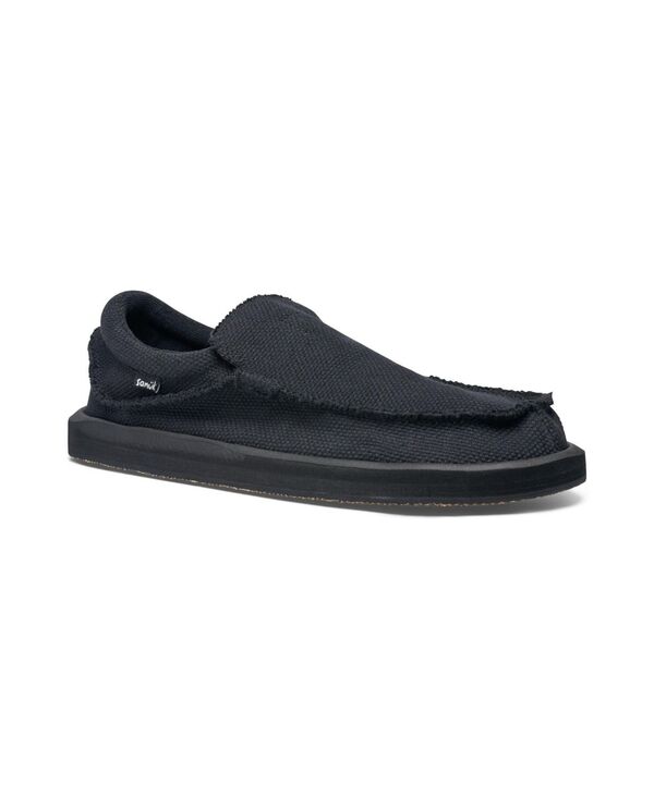 サヌーク メンズ シューズ スリッポン・ローファー Sanuk Men's Chiba Loafers Blackout｜ReVida 店