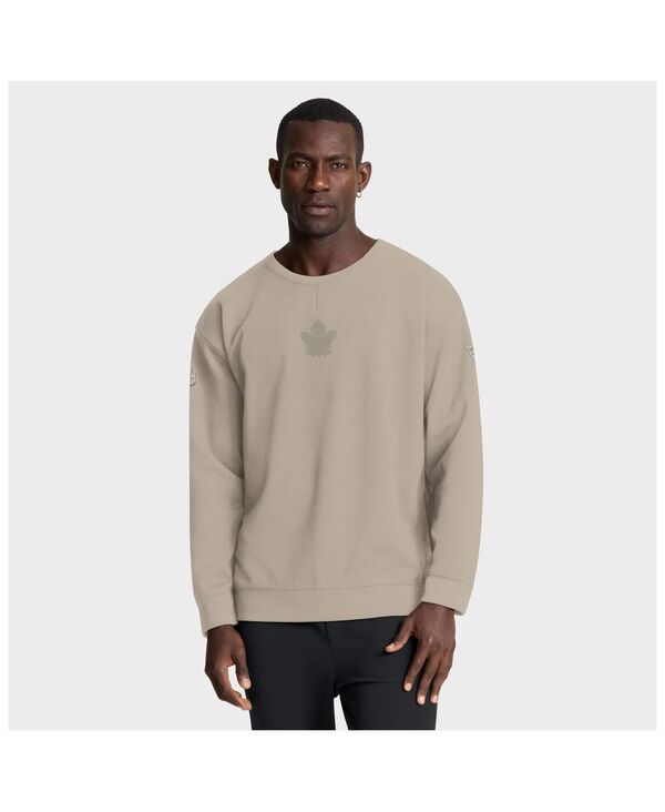 ファナティクス メンズ アウター パーカー・スウェット シャツ Fanatics Men's Tan Toronto Mapleaf Authentic Proad Tri-Blend Sweatshirtan タン｜ReVida 店