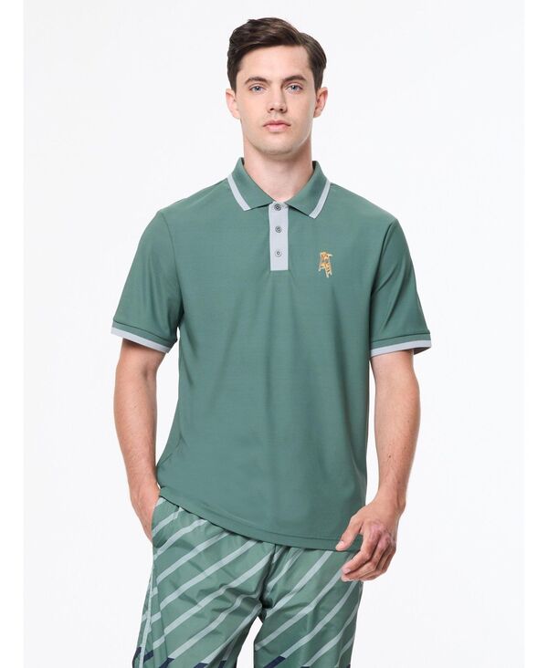 セルジオタッキーニ メンズ トップス ポロシャツ Sergio Tacchini Men's Arbitro Polo Duck green グリーン｜ReVida 店